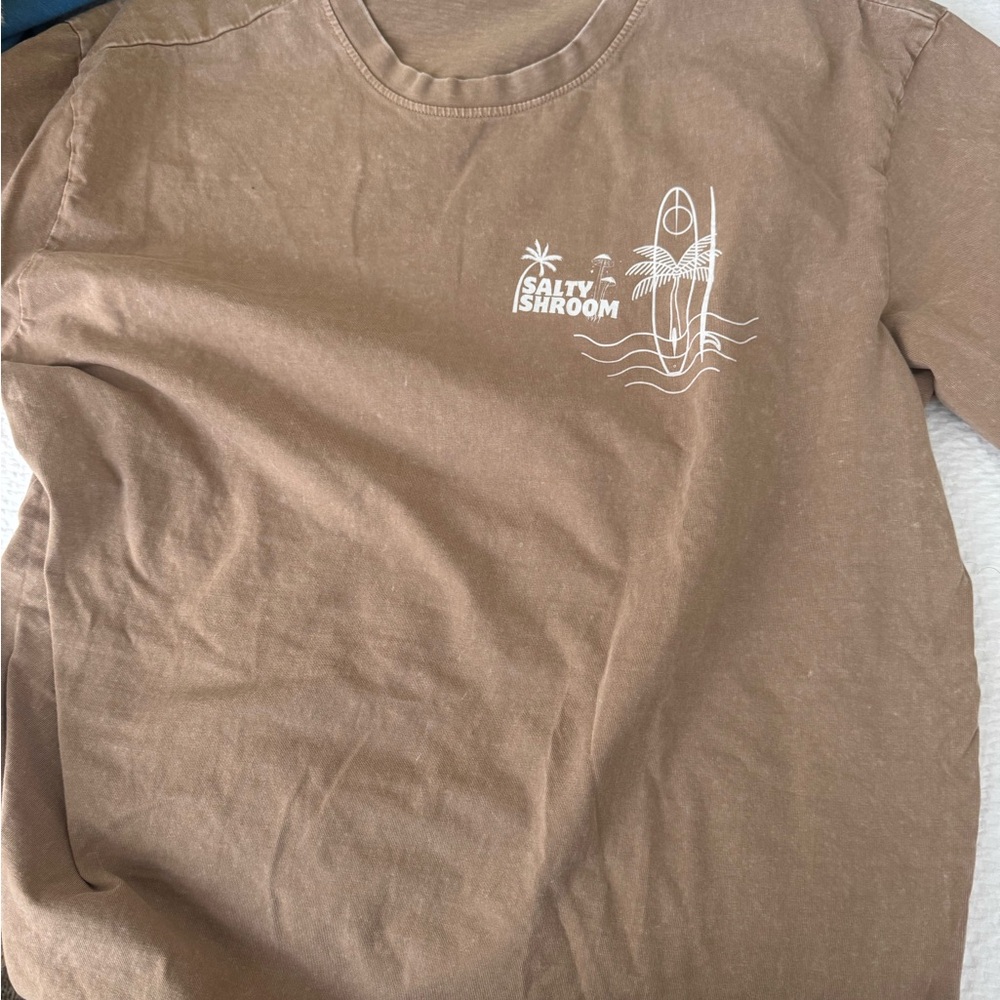 Brown Graphic Short Sleeve Tee